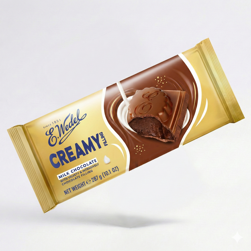 E Wedel Creamy Milk Chocolate Bar