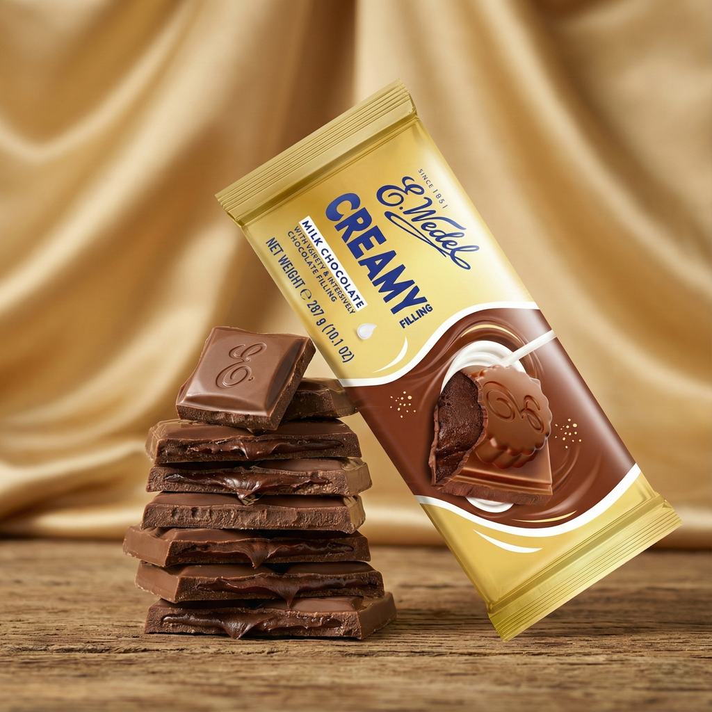 E Wedel Creamy Milk Chocolate Bar