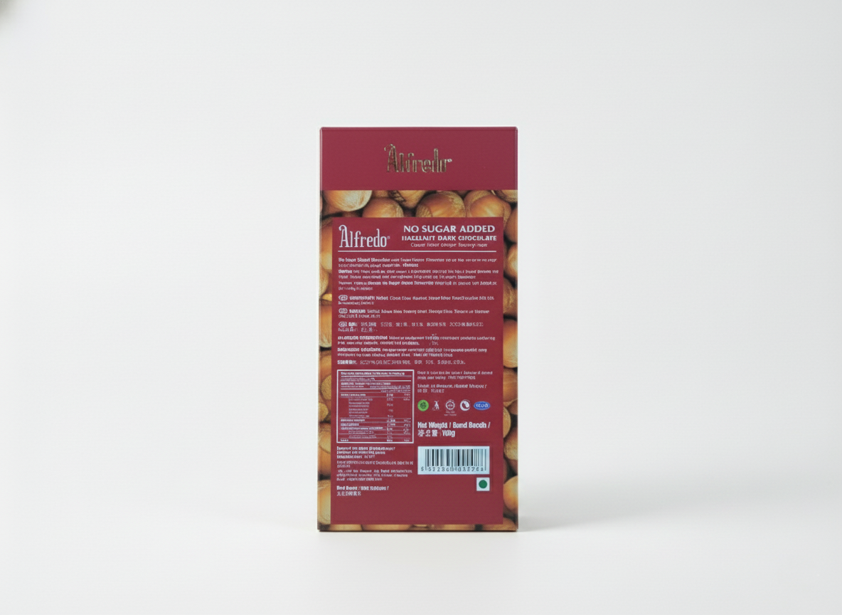 Alfredo Hazelnut No Sugar Bar