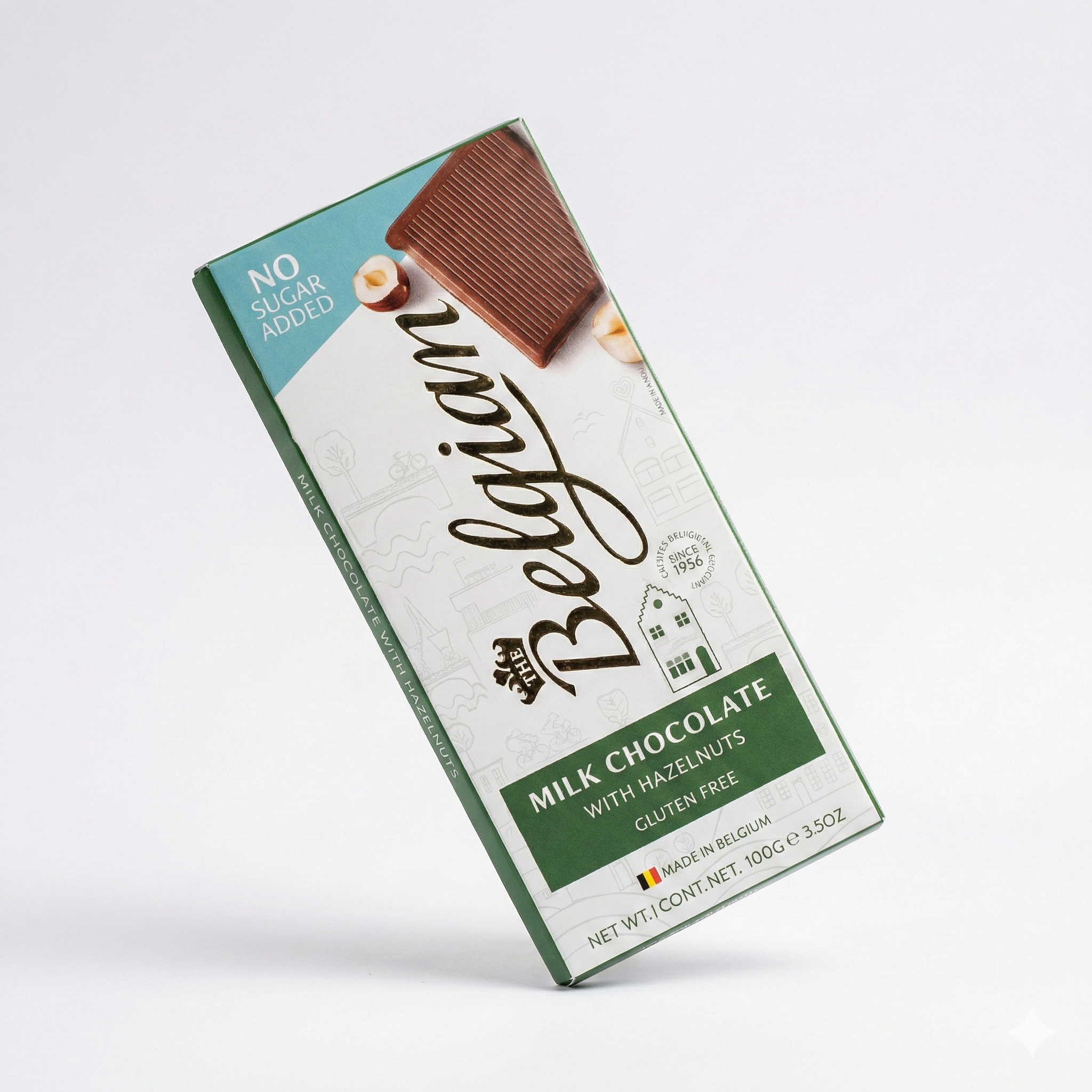 Belgian Milk Hazelnut Sugar Free Bar