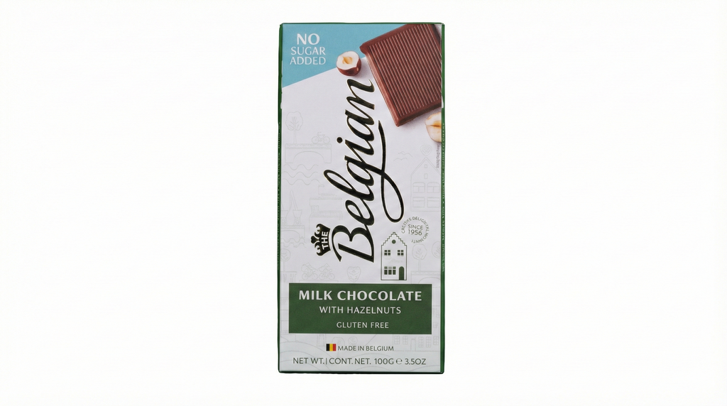 Belgian Milk Hazelnut Sugar Free Bar
