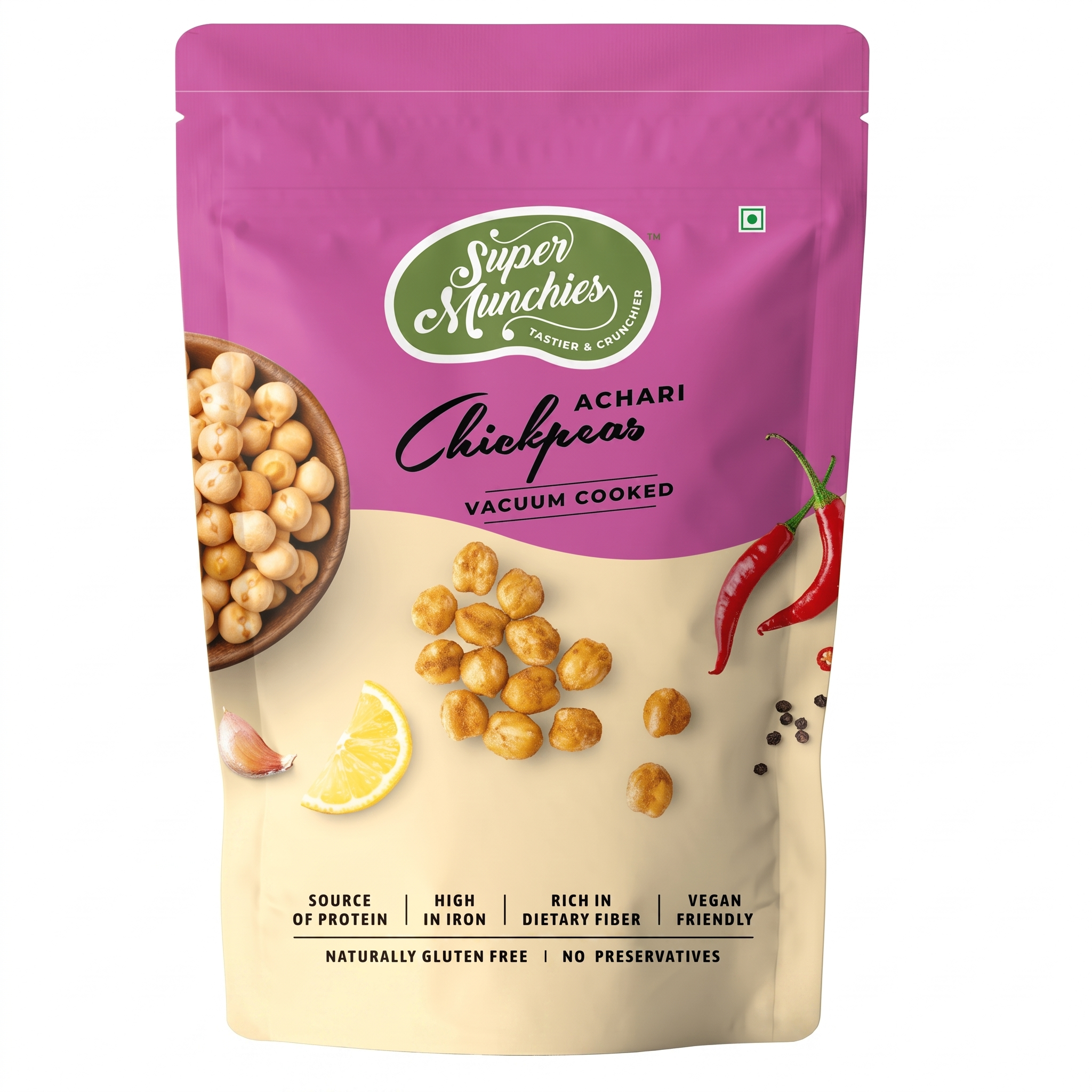Super Munchies Achari Chickpeas