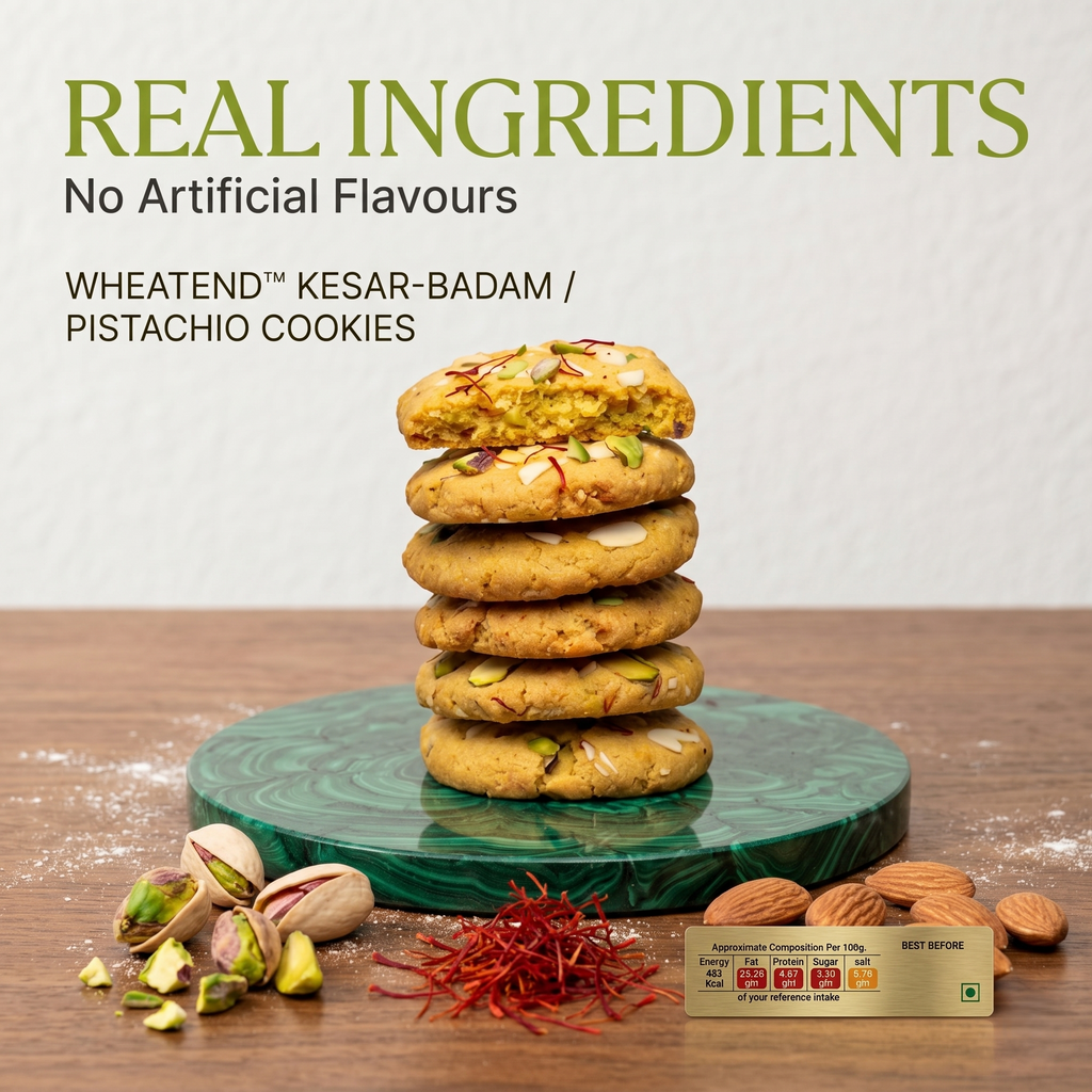 Wheatend Pistachio Cookies
