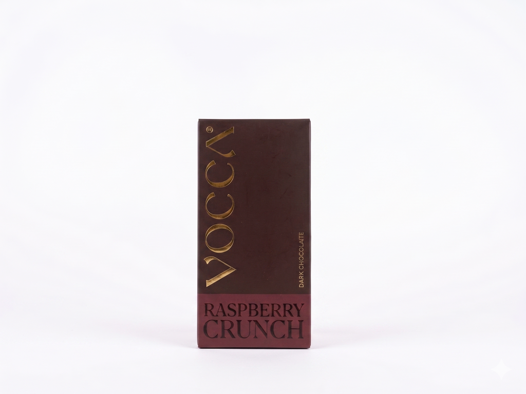 Vocca Raspberry Crunch Chocolate Bar