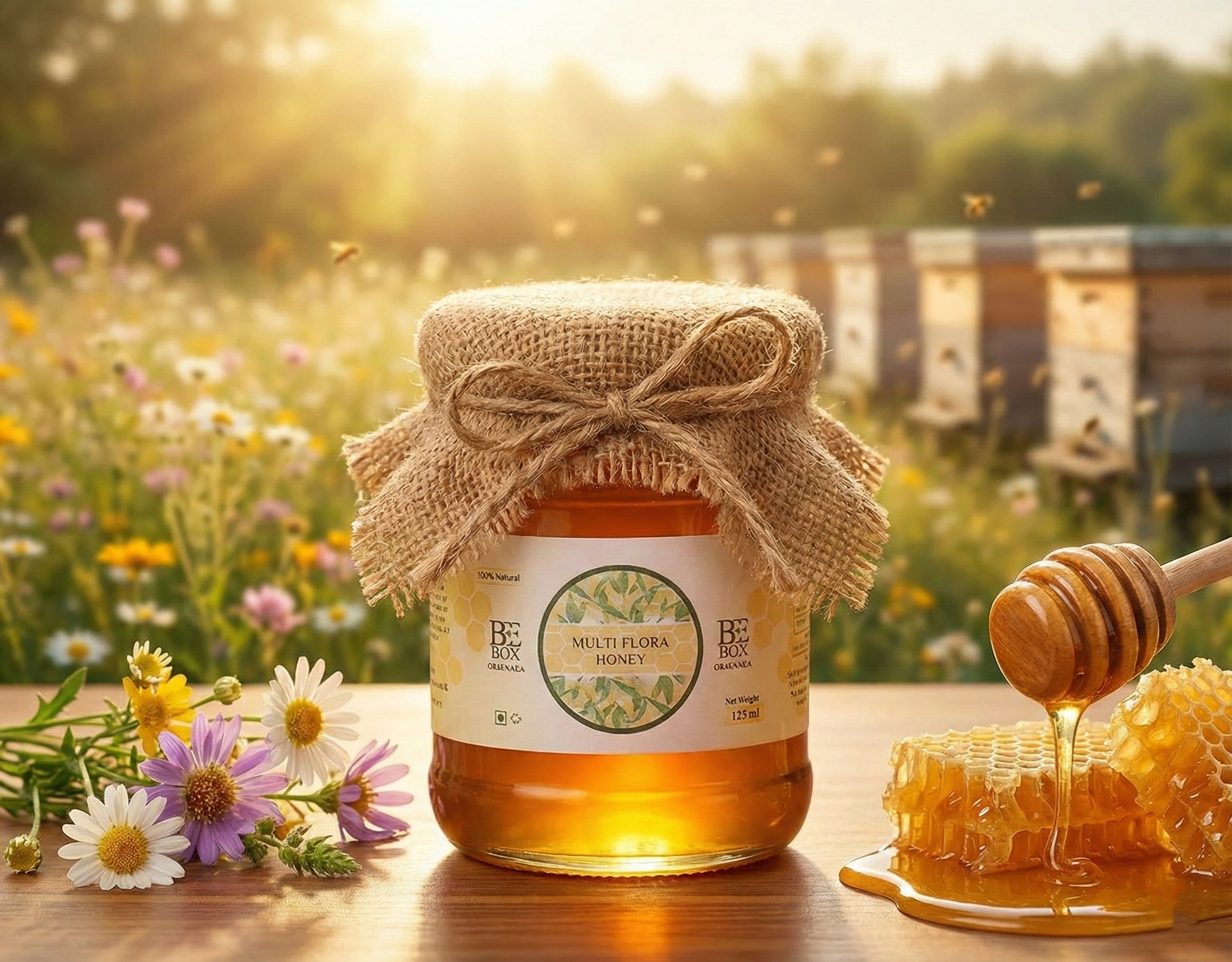 Bee Box Multi Floral Honey 125ml
