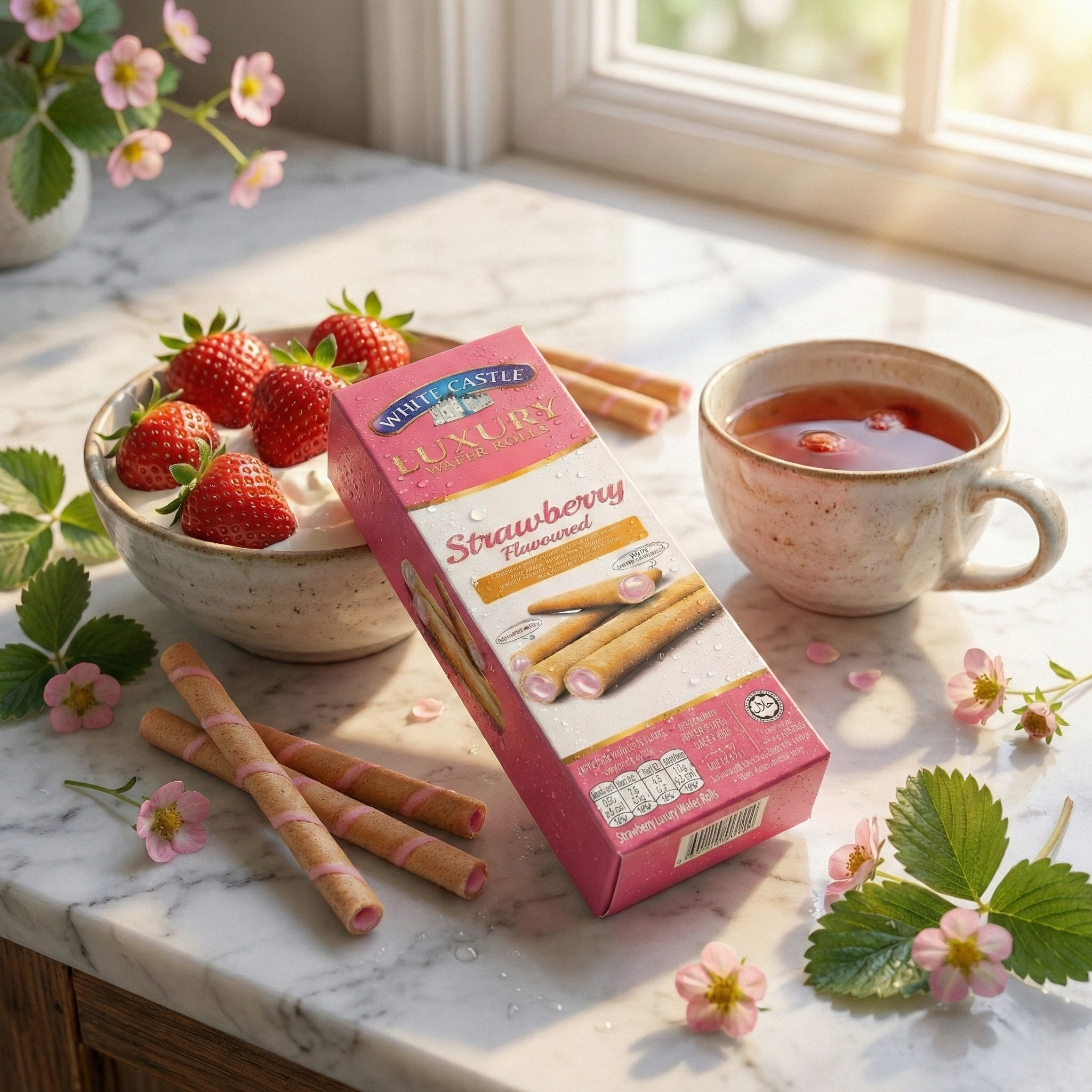 White Castle Luxury Strawberry Rolls