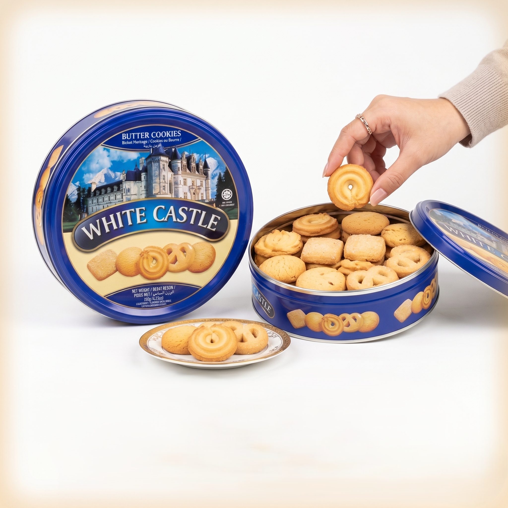 WHITE Castle Butter Cookies