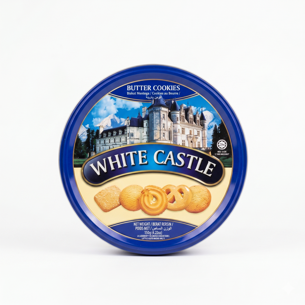 WHITE Castle Butter Cookies