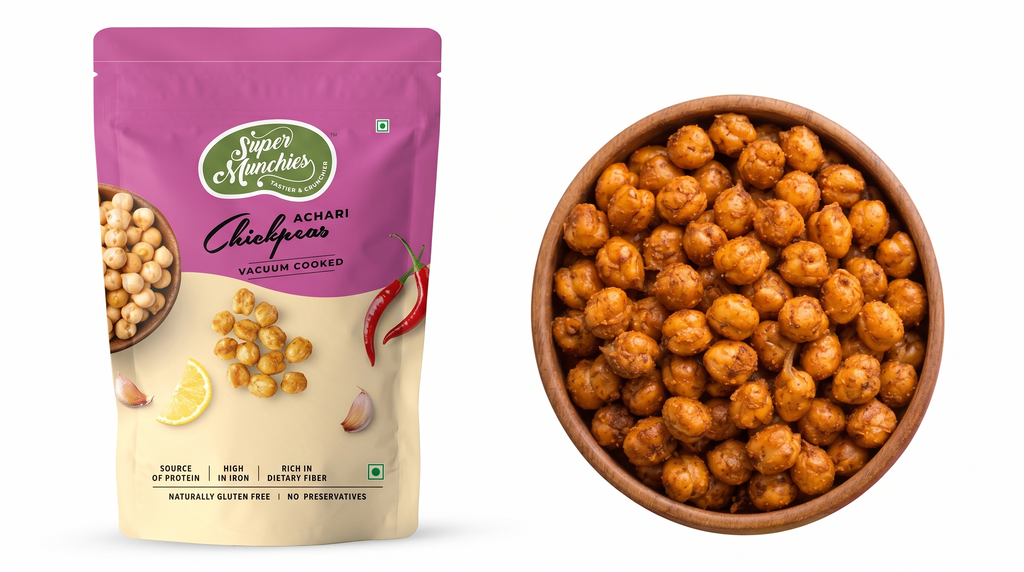 Super Munchies Achari Chickpeas