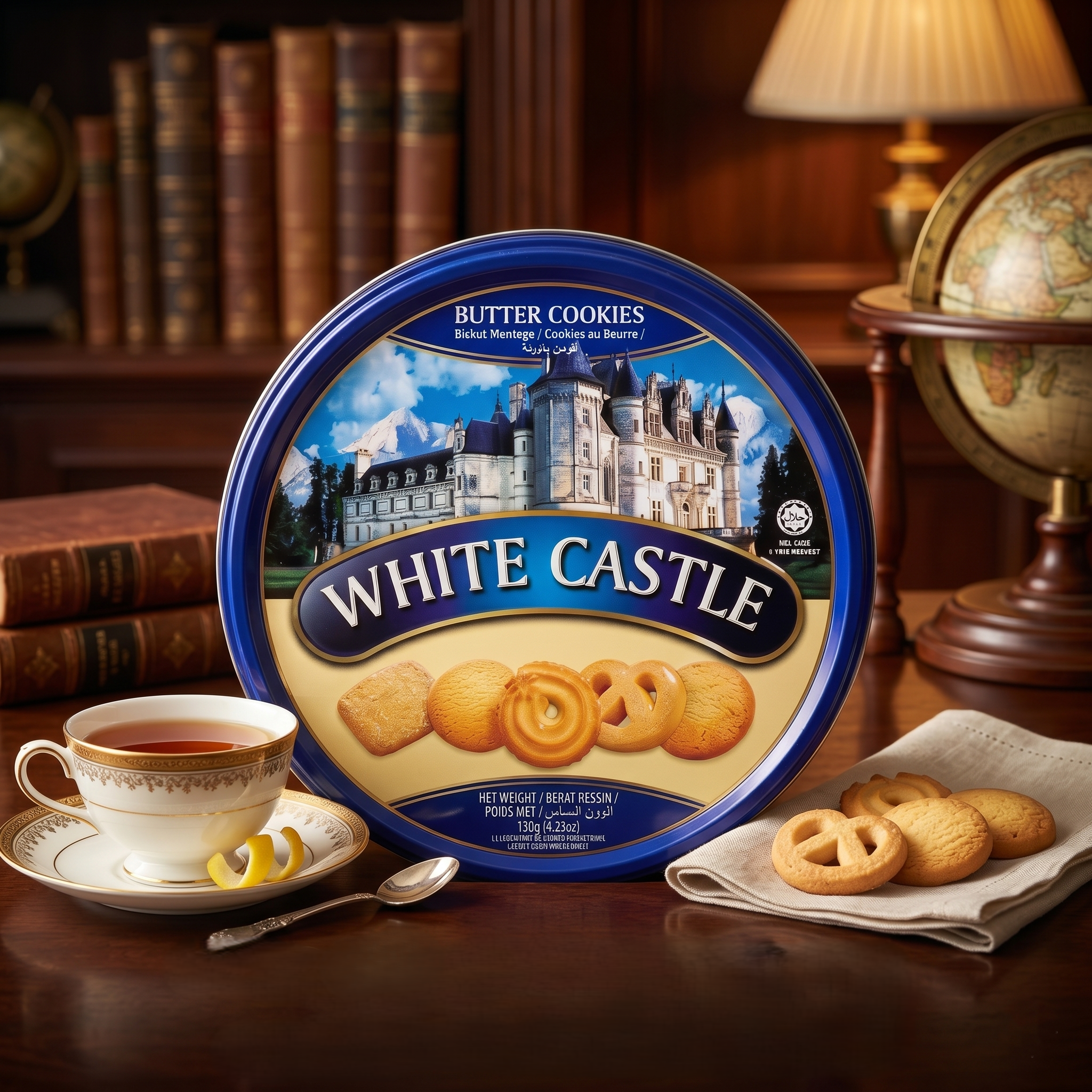WHITE Castle Butter Cookies