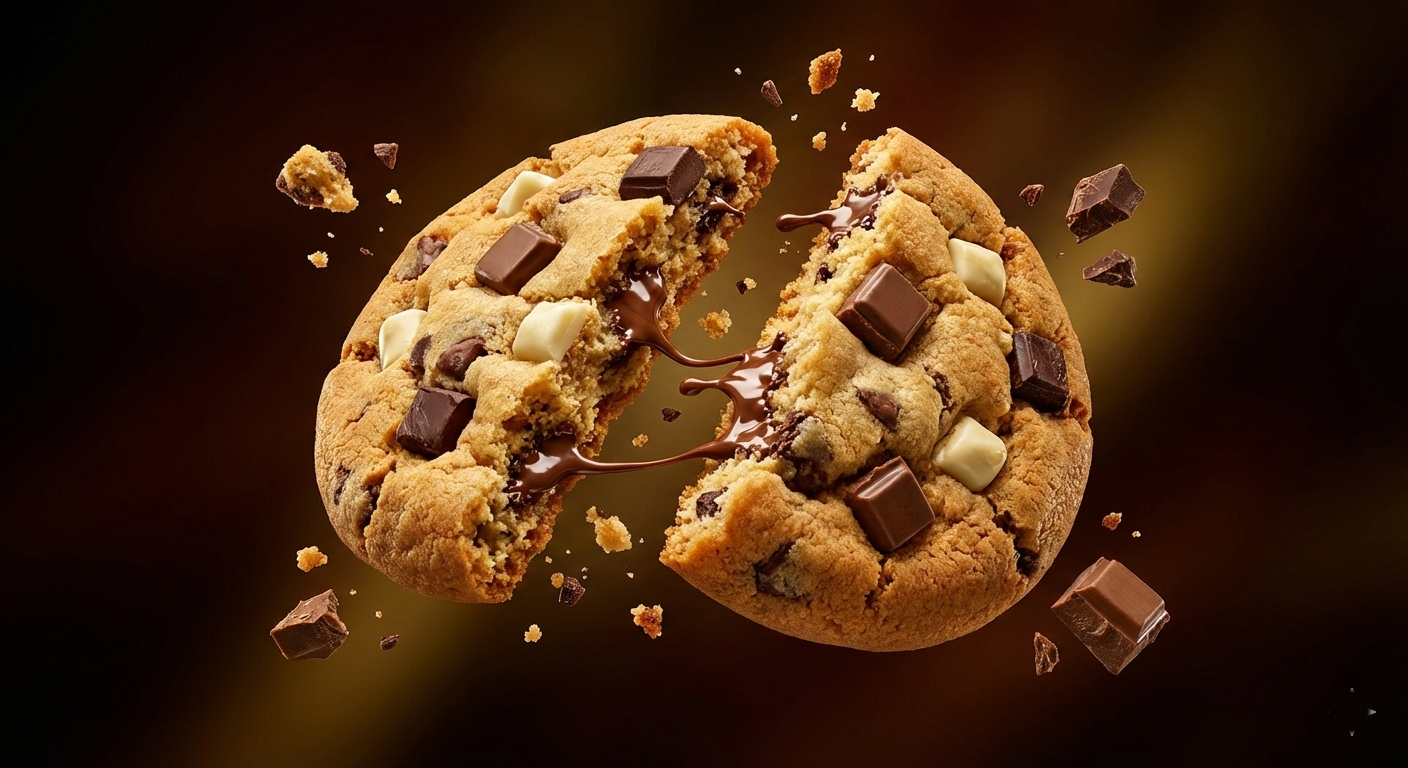 Fox Half-Coated Milk Chocolate Cookies