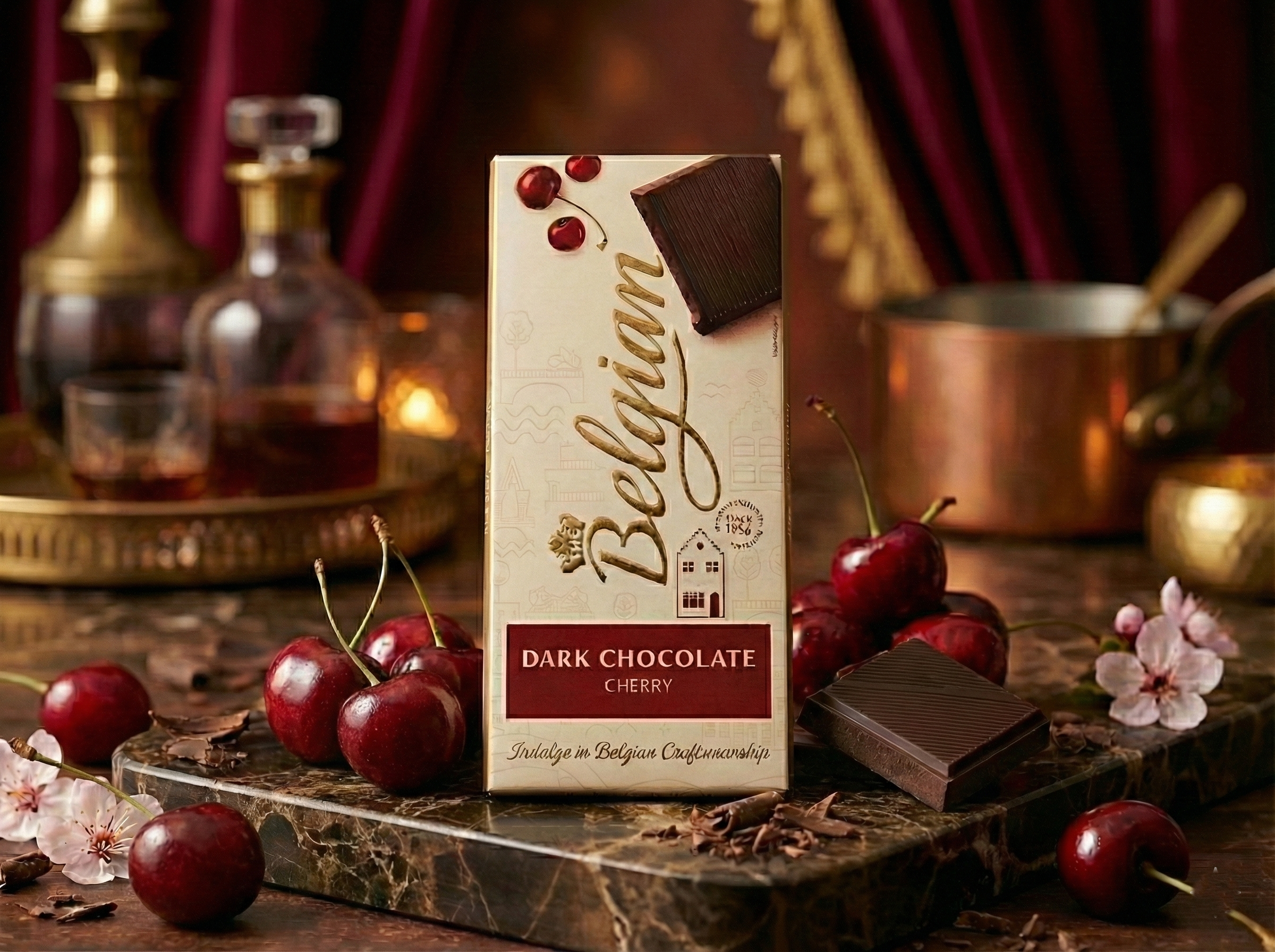 Belgian Dark Cherry Bar